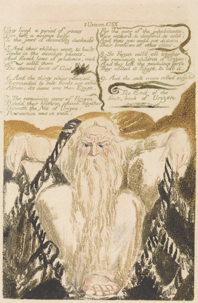 They have lived a period of years, plate 25 from The First Book of Urizen by William Blake